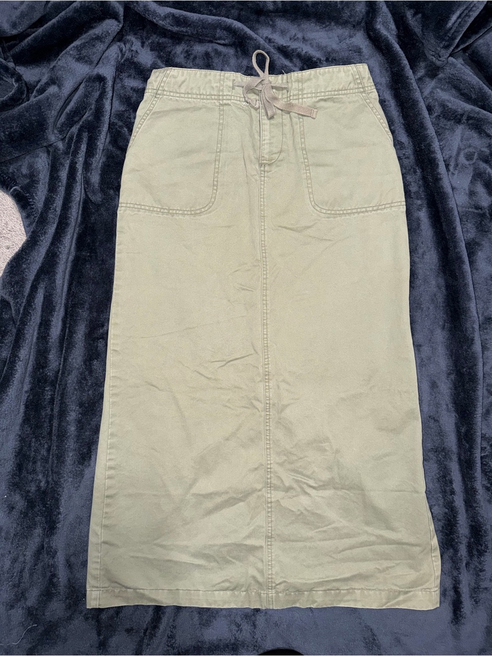 Vintage Old Navy Utility Drawstring Maxi Skirt-Size 4